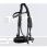 LJ Leathers Dressage Double Bridle Patent Round