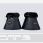 LeMieux Over Reach Boots Fleece WrapRound Black