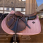 Kentucky Saddle Pad Velvet Mini Pearls Jumping Pink