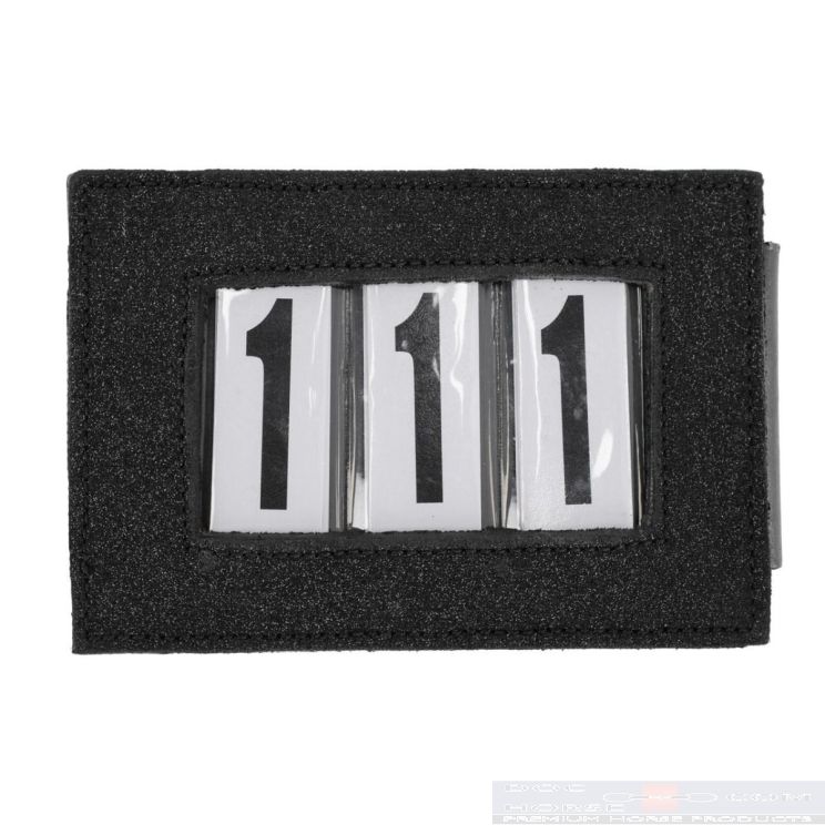 QHP Number holder Clip Shine