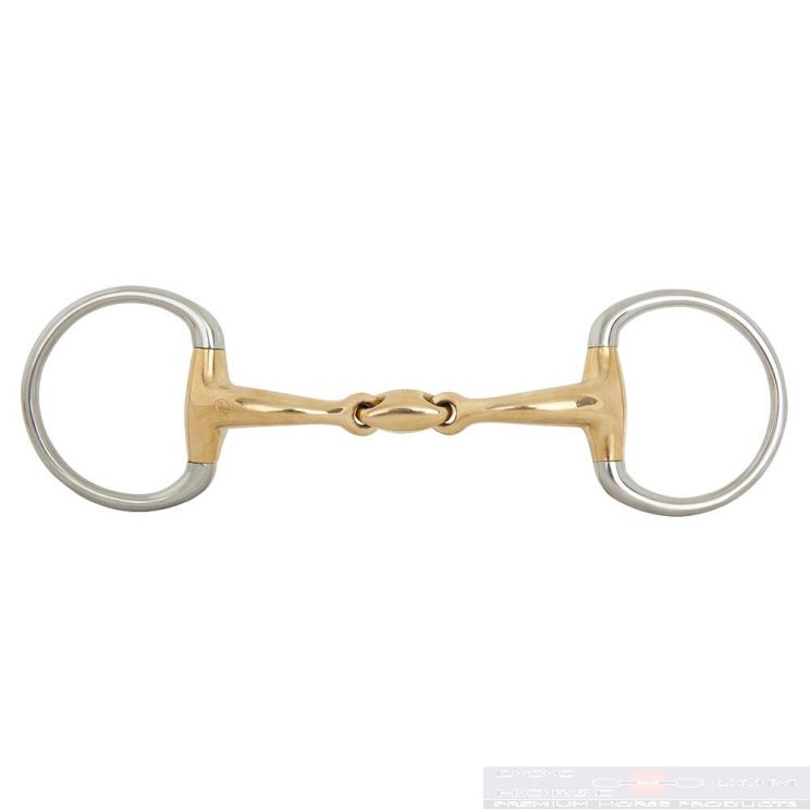 BR Double Jointed Eggbutt Snaffle Soft Contact 16MM Ø 65MM