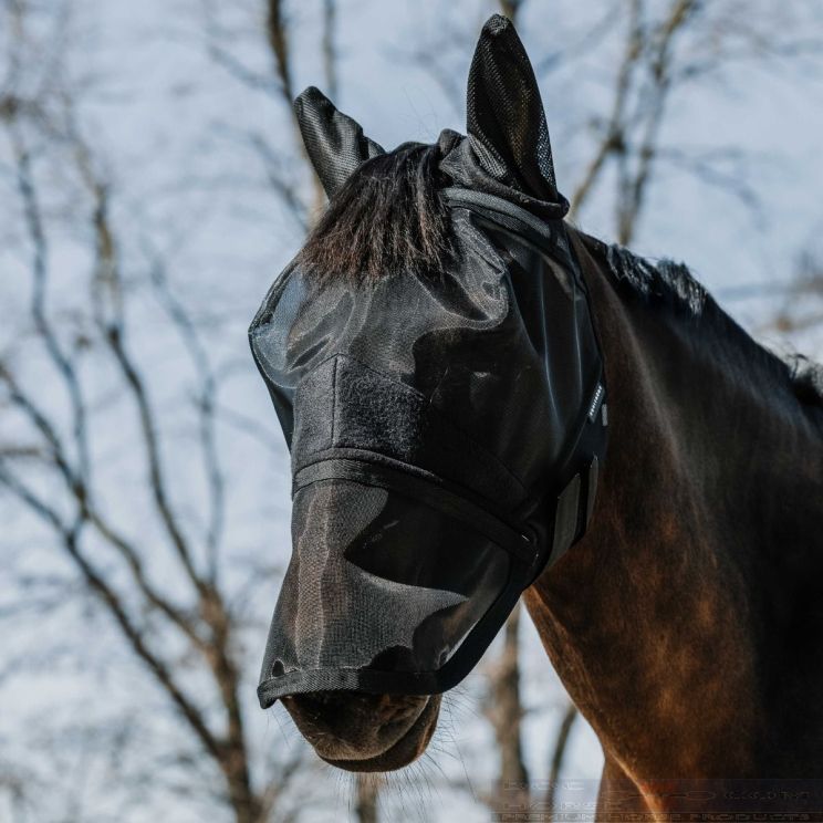 Equitheme Fly Mask UV Supercut 2 in 1