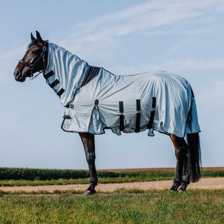 Riding World Combo Sheet Belly Mesh Grey