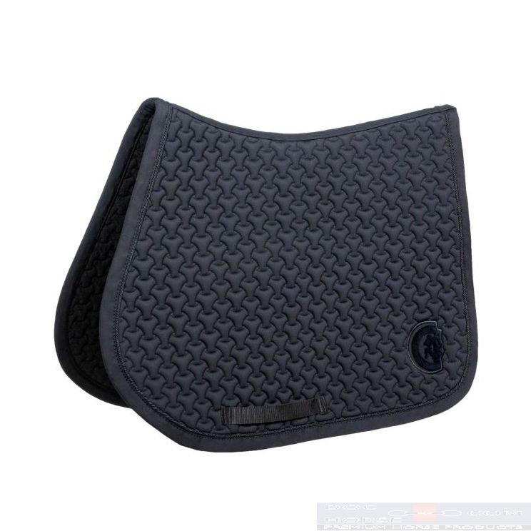 Kentucky Saddle Pad Plaited 3D Logo Jumping Black