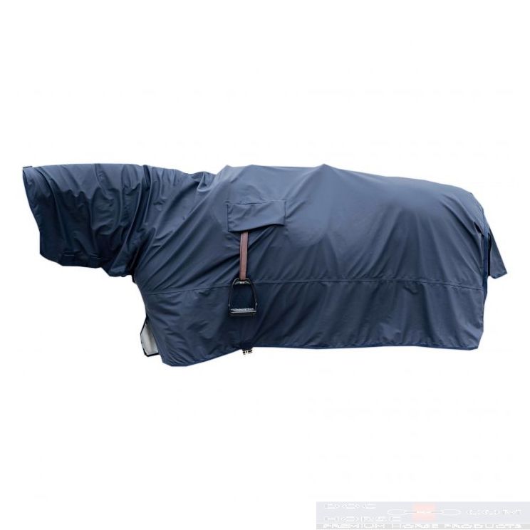 Kentucky Horse Raincoat Hurricane with stirrup holes Navy
