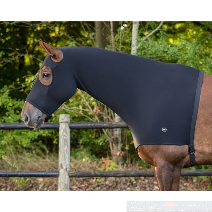 QHP Elastische halsbeschermer met rits