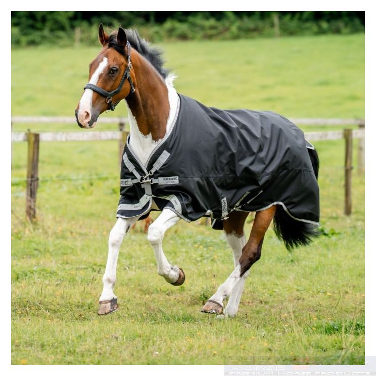 Amigo bravo XL Turnout Lite Black/Titanium Grey & Silver