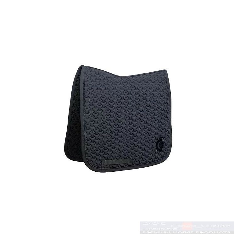 Kentucky Saddle Pad Plaited 3D Logo Dressage Black