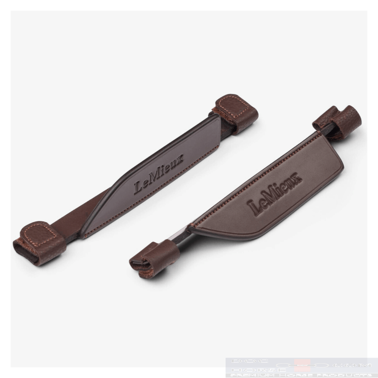 Lemieux Bridle Blinkers Leather Havanna