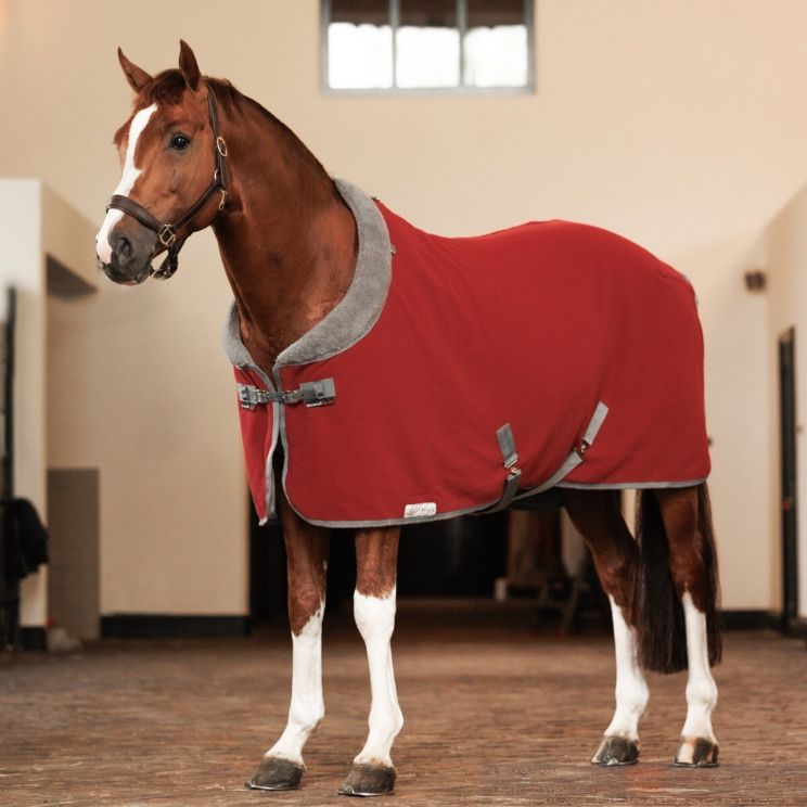 Dominick Fleecedeken Cosy Bordeaux