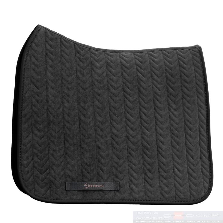 Dominick Fishbone Dressage Saddle Pad Black