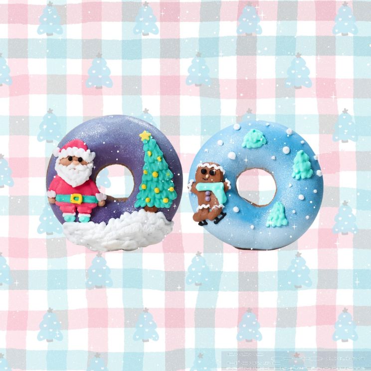 Candy Horse Christmas Donuts with Icing