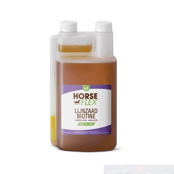 HorseFlex Lijnzaad Biotine Olie