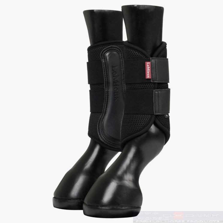LeMieux Mesh Brushing Boots Black