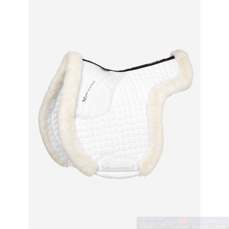 LeMieux Merino+ Hunter Saddle Pad  White