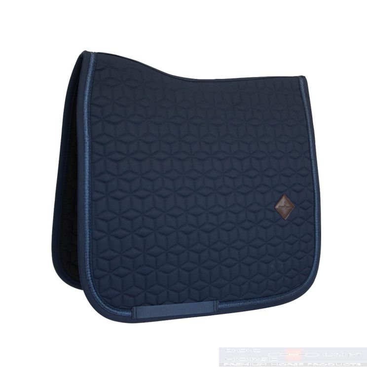 Kentucky Saddle Pad Glitter Rope Dressage Navy 