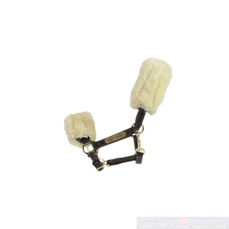 Kentucky Leather halter sheepskin