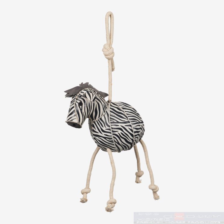 LeMieux Paardenspeeltje Zebra met bungelende poten van touw