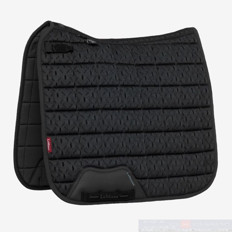 Lemieux Saddle Pad Dressage Square 3D Mesh Self-Cool Black