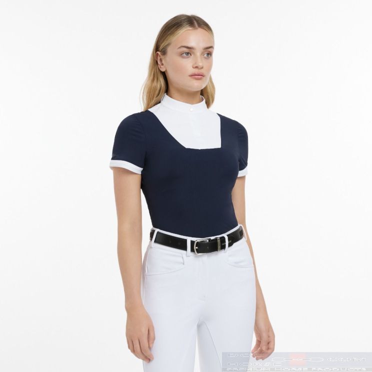 Lemieux Show Shirt Short Sleeve Sophia Navy