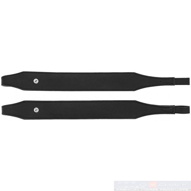 Norton Mono Stirrup Leathers Line Black