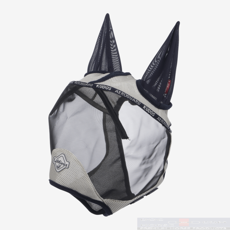 LeMieux Vliegenmasker Kudos AeroGuard + Oren Navy