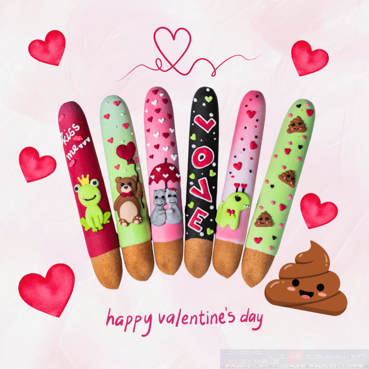 Candy Horse Valentine Sticks met Icing 
