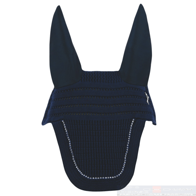 Penelope Fly veil Crystal Navy