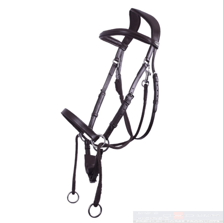 QHP Bitless Bridle Ceto Brown