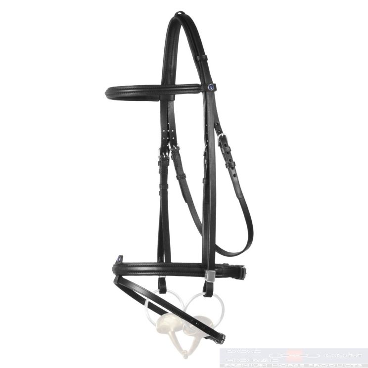 Stübben Snaffle Bridle Leitrim With Slide&Lock Combined Black