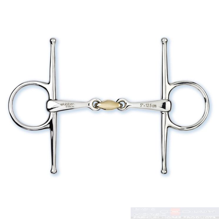 Stübben Full Cheek Snaffle Double Broken