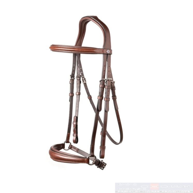 TRUST Bridle Rome Brown-Silver