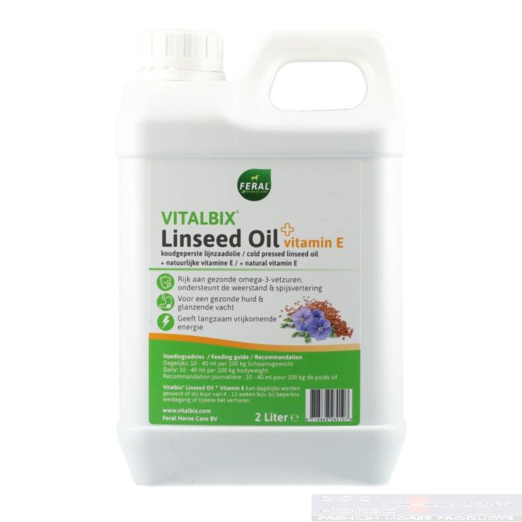 Vitalbix Lijnzaadolie Vitamine E 2 liter