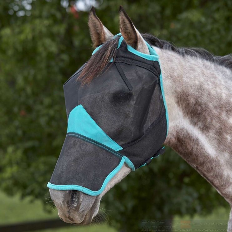 Weatherbeeta Fly Mask Comfitec Fine Deluxe + Nose