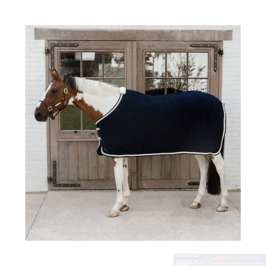 Kentucky Fleece Rug Plaited Rope Navy