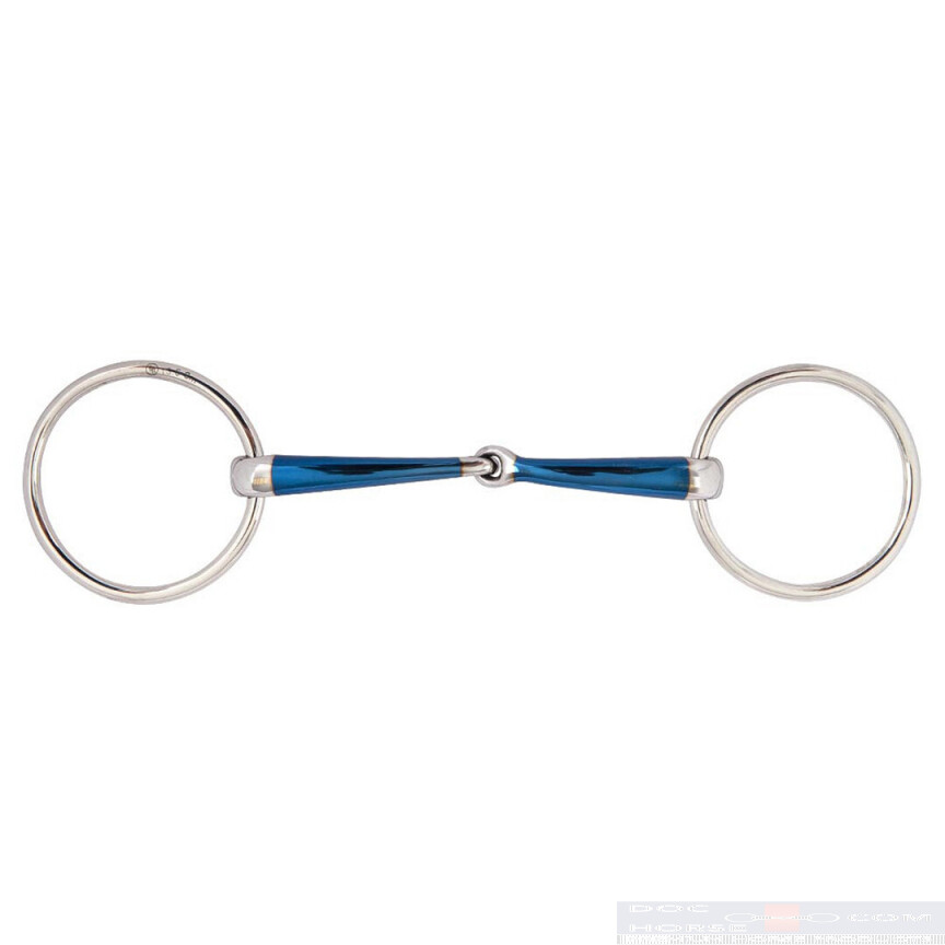 BR Single Jointed Loose Ring Snaffle Sweet Iron Magic System 14MM