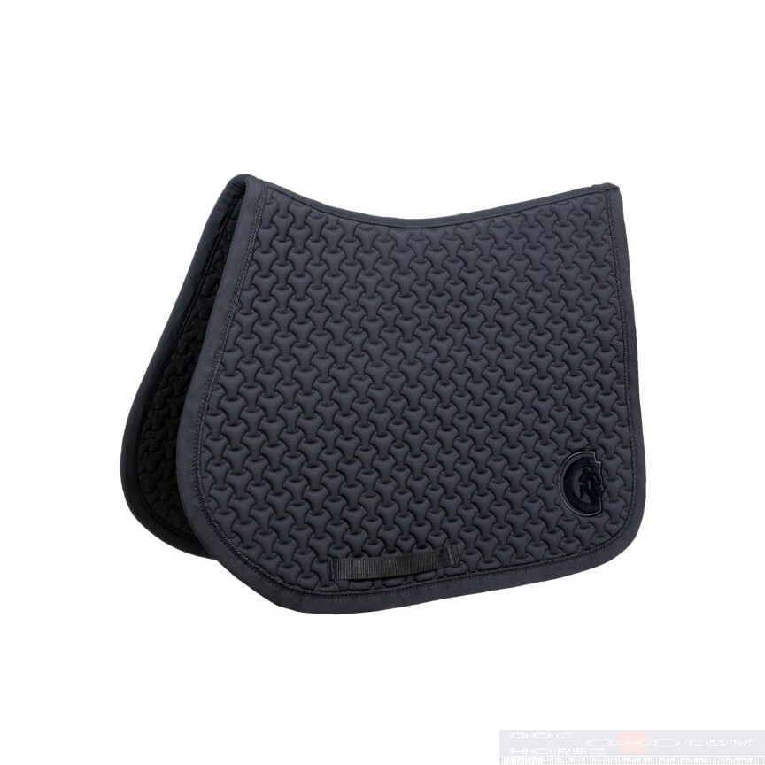 Kentucky Saddle Pad Plaited 3D Logo Jumping Black