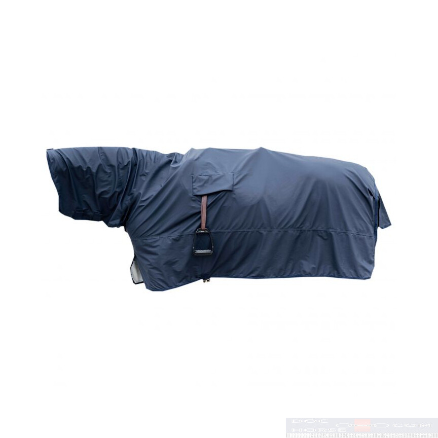 Kentucky Horse Raincoat Hurricane with stirrup holes Navy