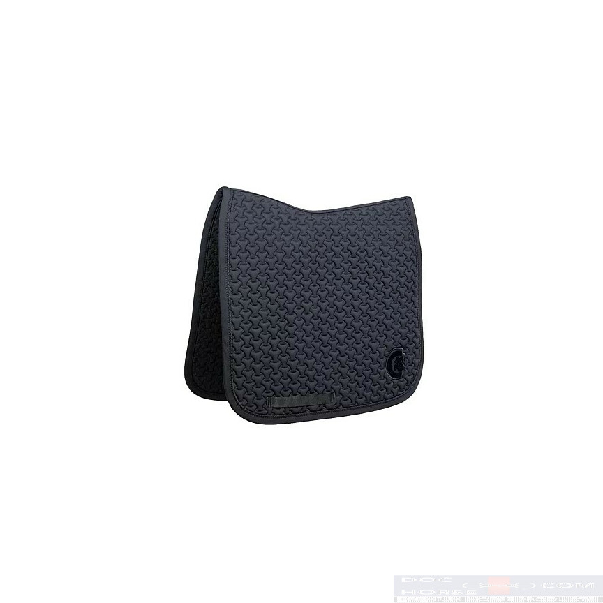 Kentucky Saddle Pad Plaited 3D Logo Dressage Black