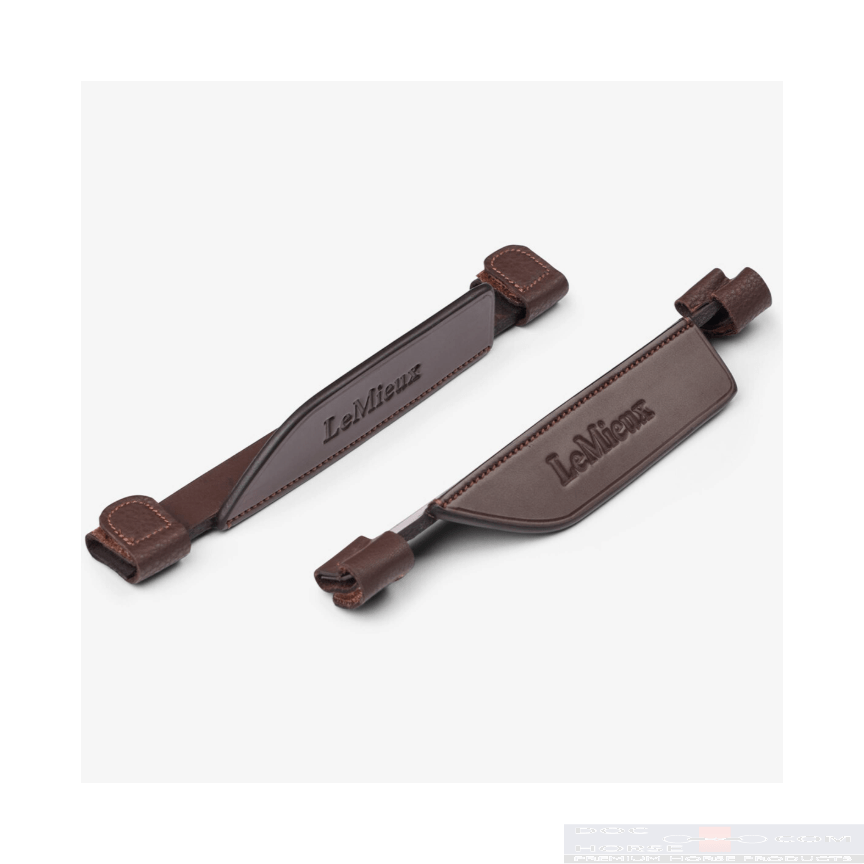 Lemieux Bridle Blinkers Leather Havanna