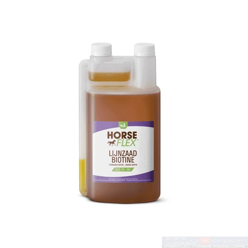 HorseFlex Lijnzaad Biotine Olie