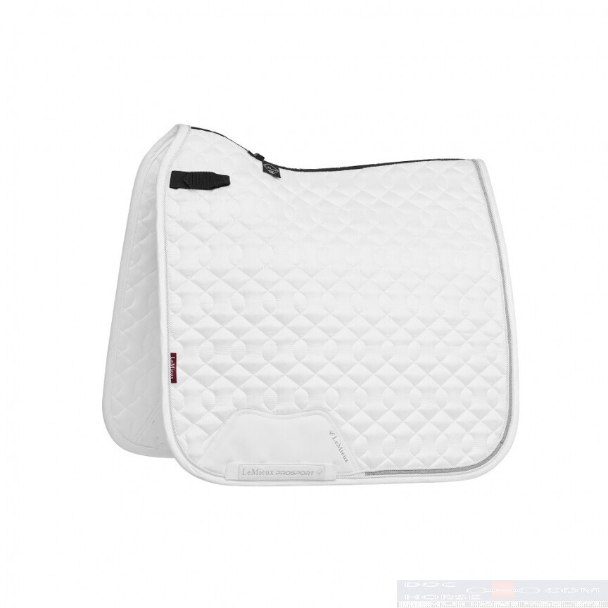 LeMieux Saddle Pad Dressage Chrystal White
