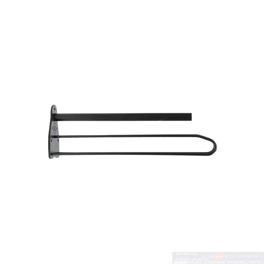 Kentucky Saddle Rack Metal With Saddle Pad Holder Black