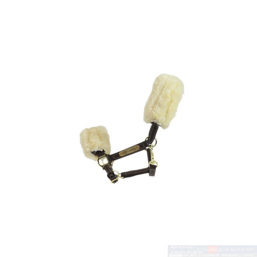 Kentucky Leather halter sheepskin