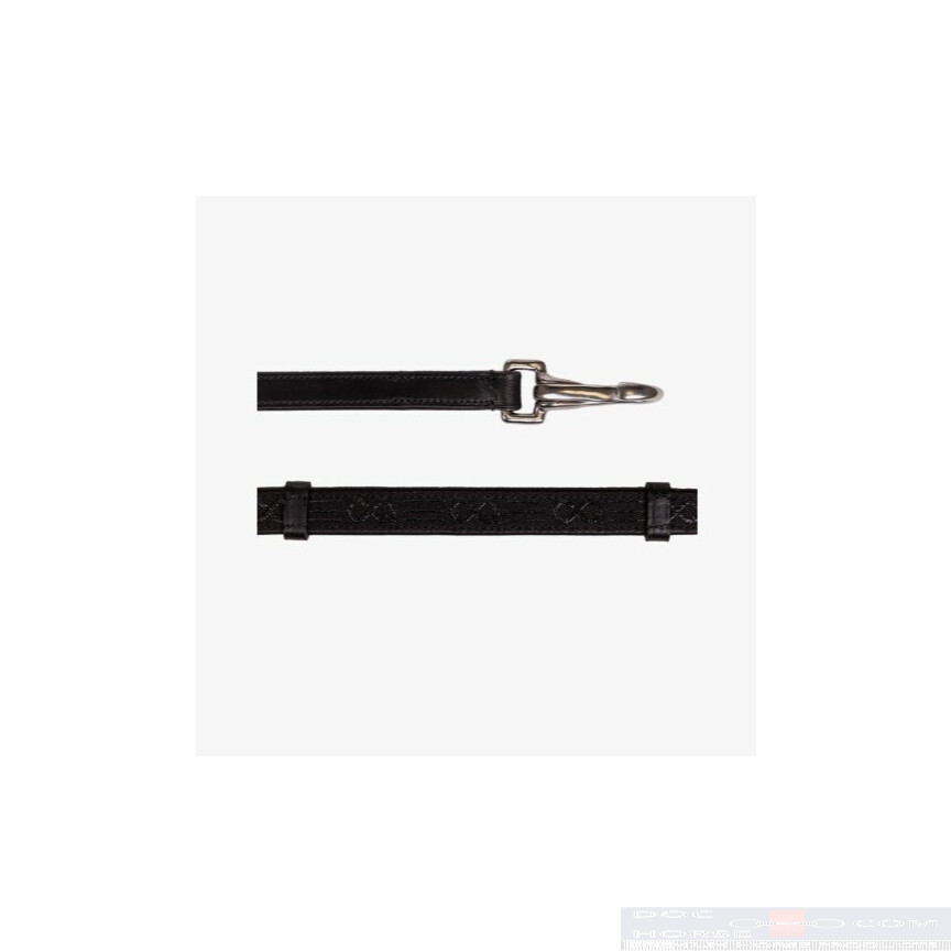 QHP Bitless FayRein with Clip + Stops Black