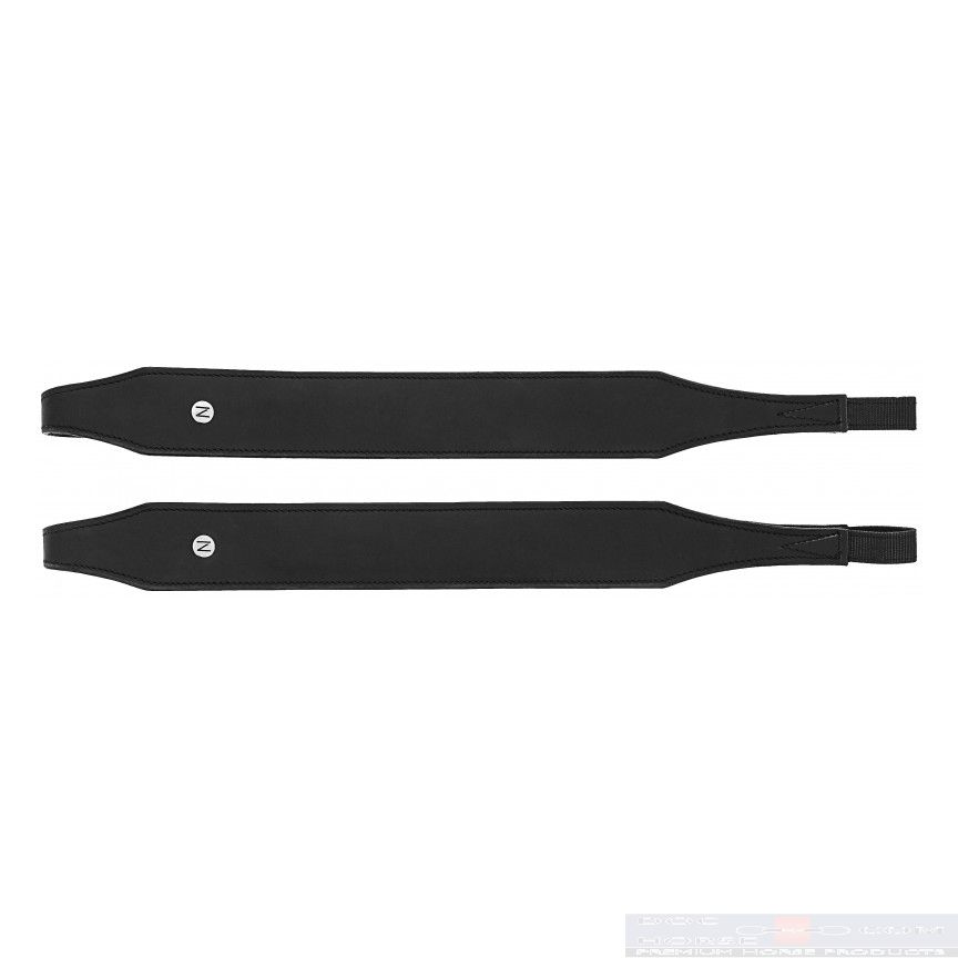 Norton Mono Stirrup Leathers Line Black