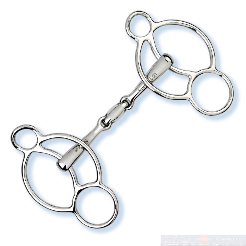 Stübben Easy-Control 3-Ring Gag Double Broken 14 MM