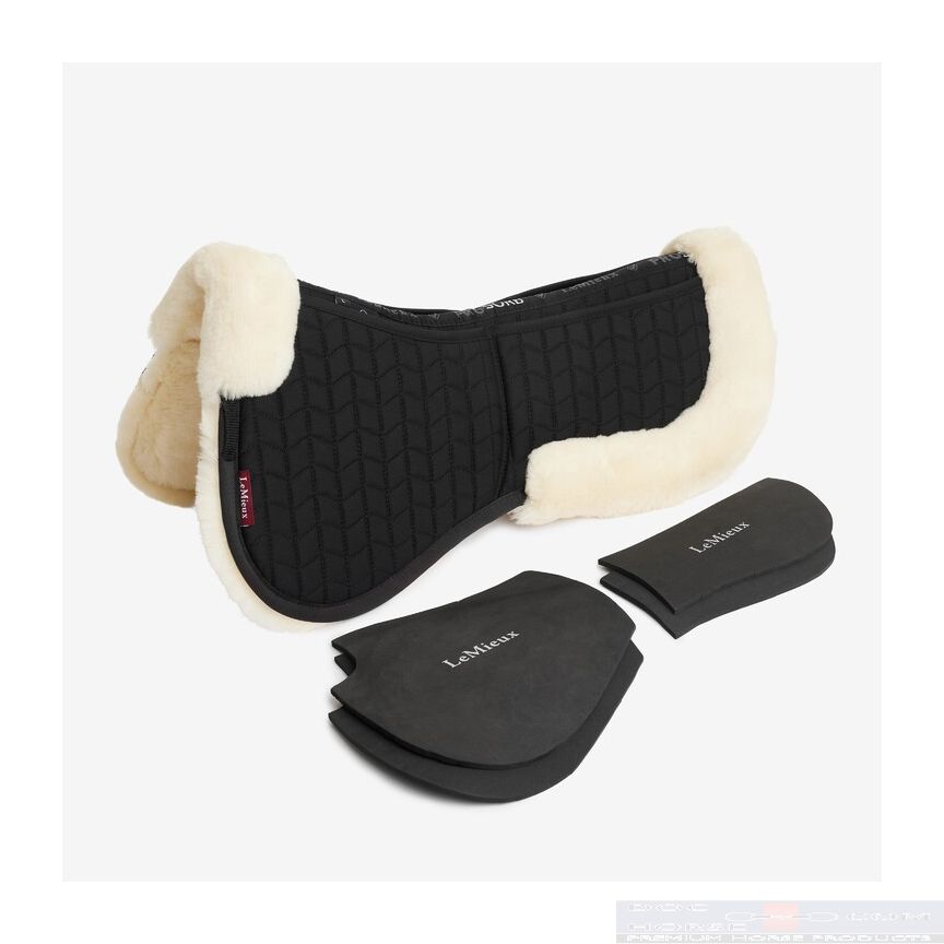 LeMieux Half Pad Merino+ ProSorb 2 Pocket Natural