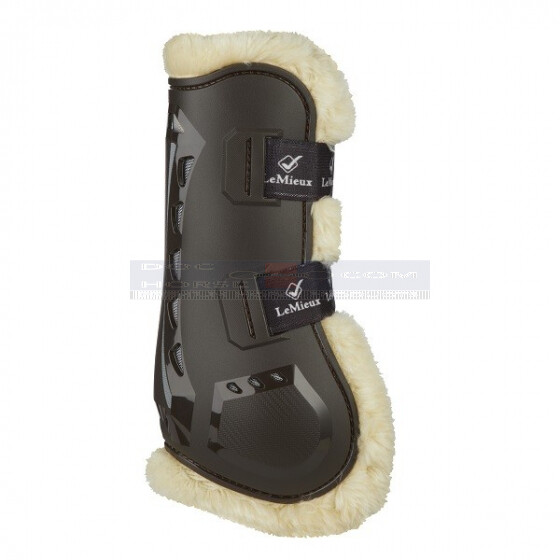 LeMieux Impact Responsive Gel Natural Fleece Lined Comfort Tendon Boots 
