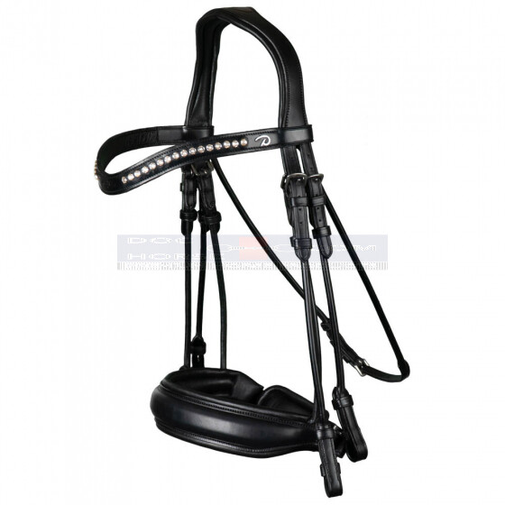 Opa sociaal grens Dy'on Large Crank Noseband Double Bridle - DocHorse